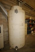 Vertical Plastic Storage Tank, Overall Dims.: Aprox. 94