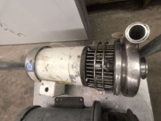 Tri-Clover 1-1/2 HP Centrifugal Pump, Model C6T17WK11E, 1740 RPM, 460 V