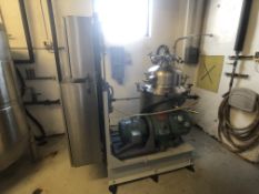 Alfa Laval (Rebuilt by Separators Inc)BRPX Separator, Model BRPX 207SGV-39-60, S/N 2919751, Skid-