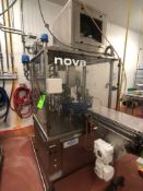2014 Nova (Serac Group) 12-Pocket Rotary Drinkable Yogurt Filler, Model R 16 M 95 VERRE, S/N R 14 MO