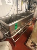 Jet Spray COP Tank, Approx. 6' W x 2' D, With Onboard 7-1/2 HP Centrifugal Pump, 3525 RPM,