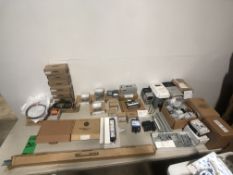 Assorted Allen Bradley Components, Includes: (2) Allen Bradley Powerflex 40 VFDs, MicroLogix 1400