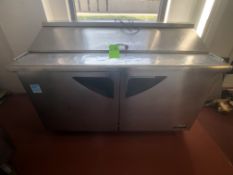 Turboair Refrigerated Sandwich and Salad Prep Station, Model TST-60SD, S/N SR60204043, 60