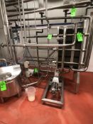 Tetra Pak Plate Frame Heat Exchanger, C6-SH, S/N 30105-69045, (2) Dividers, Approx. 72 Plates,