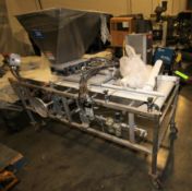 Goodway S/S 4 Piston S/S Muffin Depositor, Model PF40, SN 113, with Hopper, 24