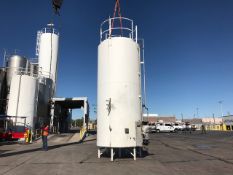 Cherry Burrell 5,000 Gallon Jacketed Cream Silo, Model SV2, S/N 51-70-270, Horizontal Agitation ($