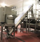DIS All S/S Auger Conveyor System, Type 400X4750-E40, S/N 20080735 – Aprox. 15