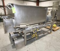 Rietz S/S Twin Shaft Ribbon Blender, M/N RS-23-K5405-6, S/N RS-720844-C, with (2) Baldor 7.5 hp