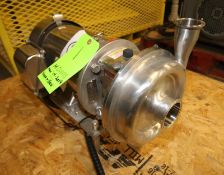 Alfa Laval 5 hp Centrifugal Pump, Model 9613285603, SN 814434, with 2.5