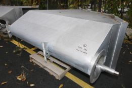 All S/S Auger Bin Conveyor, with Inside Dim. 8 ft L x 36