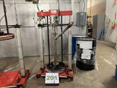 Drum Pump - HUK DOPAG for 55-gallon drums -- Air Operated -- (LOCATED IN IOWA, RIGGING INCLUDED WITH