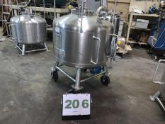 200 Liters Sharpville Pharma Quality Stainelss 316L Steel Reactor, Workign Pressure 40 PSI at 300 F,