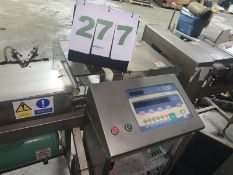 Loma 7000 Stainless Steel Check weigher - Metal detector with built-in 7.5 gallon air tanks and