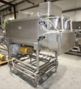 Mepaco Twin Shaft S/S Ribbon Blender, with (2) Baldor 7.5 hp Motors, 1770 RPM, 208-230-460 V,