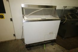 Universal Reach In Freezer with Plexi Glass Sight Glass, Includes Cart (DA)