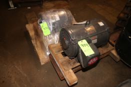NEW U.S. Motors 25 hp Motor, 1775 RPM & General Electric 10 hp Motor, 1760 RPM (DA)