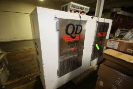 Leer 2-Door Outdoors Ice Freezer, M/N 10002UC50MS, S/N HJF-0270, Overall Dims.: Aprox. 96