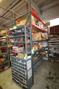 Parts Racking with Contents, Includes Drives, Cooling Bed Parts, with Hydraulic Repair Kits,