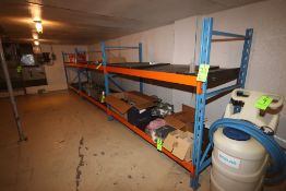 3-Sections of Pallet Racking, with (4) 72