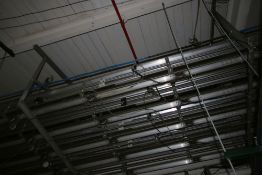 Large Assortment of Jug Conveyor From Blow Molding Room to Bagging Room, Includes (5) Straight Runs,