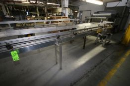 Aprox. 72' of S/S Product Conveyor, with 3