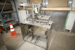 Tindall S/S Ice Cream Tub Fillers, M/N 814 & 815, Mounted on S/S Portable Frame, with Straight