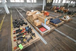 Large Assortment of Parts, Includes (2) Pallets of Drives & Hydraulic Drives, Plastic Conveyor Belt,