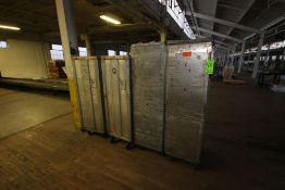 S/S Enclosed Pan Racks, Mounted on Portable Frames (BM)