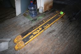 Set of Vestil Forklift Extensions, Overall Length Aprox. 72