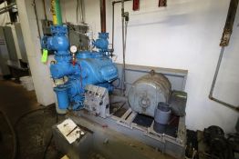 Vilter 50 hp 6-Cylinder Reciprocating Ammonia Compressor, with 1770 RPM Motor (DA)