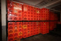 Plastic Milk Crates, Internal Dims.: Aprox. 12