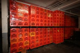 Plastic Milk Crates, Internal Dims.: Aprox. 12