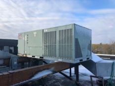 Ruud Air Conditioning Units, with Roof Top Duct Work (LOCATED ON ROOF OF BLOW MOLDING DEPT.) (BM)