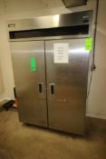 Delfield Double Door S/S Refrigerator, Overall Dims.: Aprox. 51