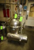 DeLaval Cold Bowl S/S Separator, M/N 425, S/N 3700043, with Motor (DA)