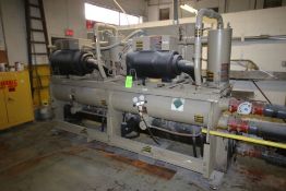 Trane 140 Ton Water Cooled Rotary Chiller, M/N RTWD 140F 2A01 A1A1 AA1A 1A1X 1B0A 1000 0000