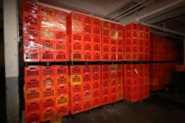 Plastic Milk Crates, Internal Dims.: Aprox. 12