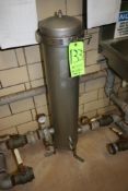 S/S Filters, 1-Inline S/S Filter, Aprox. 37