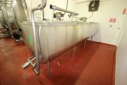 Sunset 1,000 Gal. S/S Jacketed Horizontal Tank, M/N MC-1025PX, S/N 21MC992, with (2) Vertical Dual