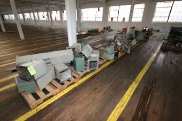 Lot of Assorted Blow Mold Reject Chutes, Assorted Sizes, On (10) Pallets (BM)