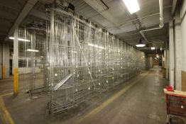 Rotating Order Distribution Racks, with Overhead and Ground Rotating Track (GD)