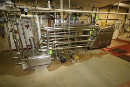 4-Pass S/S Holding Tube, with Ladish Flow-Diversion Valve, M/N 262-121D, S/N 181300, 50 PSI Max.