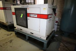 Gardner Denver 50 hp Rotary Screw Air Compressor, M/N ECH0JG, S/N M60392, 460 Volts, with Lincoln