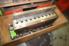 Aoki 10-Wide Blow Molder Head & Forms, Overall Dims.: Aprox. 37