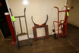 (2) Drum Dullies and (1) Drum Forklift Attachment