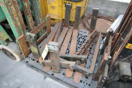 Pallet of (5) Spare Forks, Aprox. 41