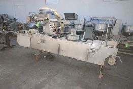 MultiVac Vacuum Packager, Type M855DPC, Mach. Nr. 780/032, 220 Volts, 60 Hz, Mounted on S/S Portable