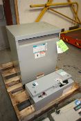 Siemens Transformer, with Siemens Safety Switch, Transformer: CAT. No. 3F3Y045, 45.0 KVA, 3 Phase (
