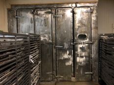 Alkar 6-Rack S/S Gas Oven, with (2) S/S Double Doors (LOCATED IN COLTON,CA-$500.00 RIG FEE)