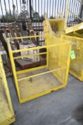 Forklift Man Basket Attachment, with Railings, with Gate Overall Dims.: Aprox. 44